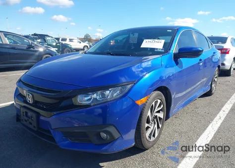 2018 Honda Civic Ex z USA, uszkodzony, nr VIN 2HGFC2F75JH596917